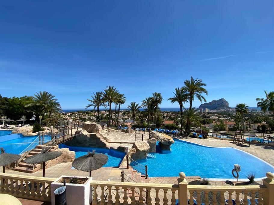 Flamingo Apartment - Imperial Park - Sea View, 6 Pools, Terrace Калпе Екстериор снимка