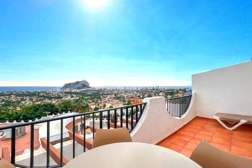 Flamingo Apartment - Imperial Park - Sea View, 6 Pools, Terrace Калпе Екстериор снимка