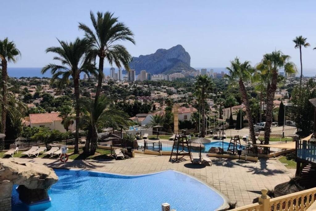 Flamingo Apartment - Imperial Park - Sea View, 6 Pools, Terrace Калпе Екстериор снимка