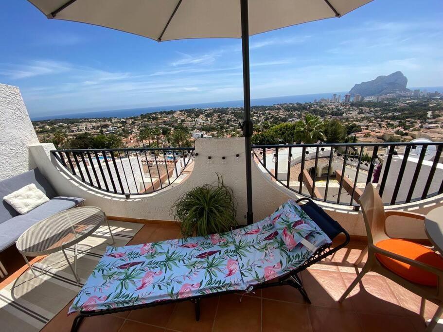 Flamingo Apartment - Imperial Park - Sea View, 6 Pools, Terrace Калпе Екстериор снимка