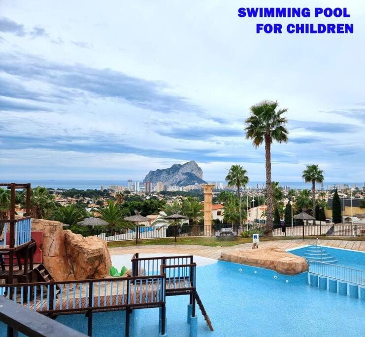 Flamingo Apartment - Imperial Park - Sea View, 6 Pools, Terrace Калпе Екстериор снимка