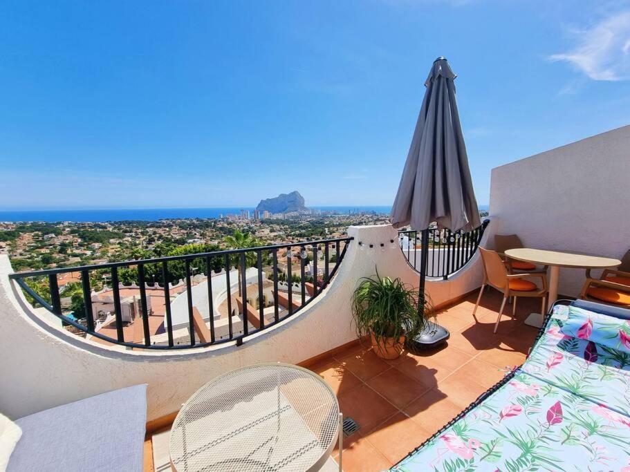 Flamingo Apartment - Imperial Park - Sea View, 6 Pools, Terrace Калпе Екстериор снимка
